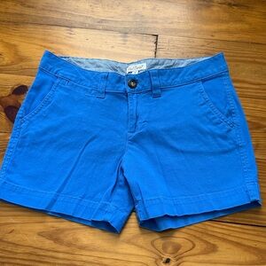 Royal Blue Women's Casual Cotton Shorts